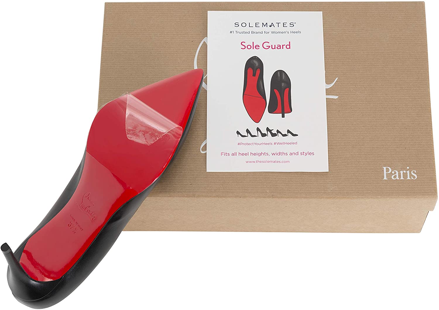 CZBYXA12 Red Bottoms Sole Protector Sole Guard Compatible with Christian  Louboutin Shoes,Red Bottom Protectors,Self-Adhesive Shoe Sole Protector