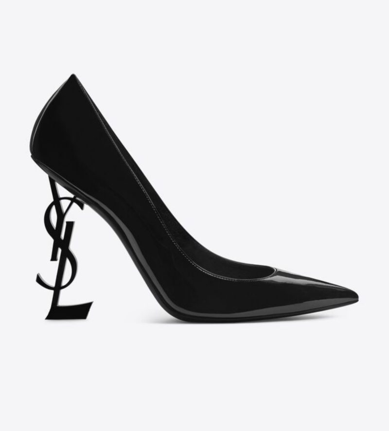 YSL Opyum Pumps in Patent Leather with Black Heel - Anja Liesa