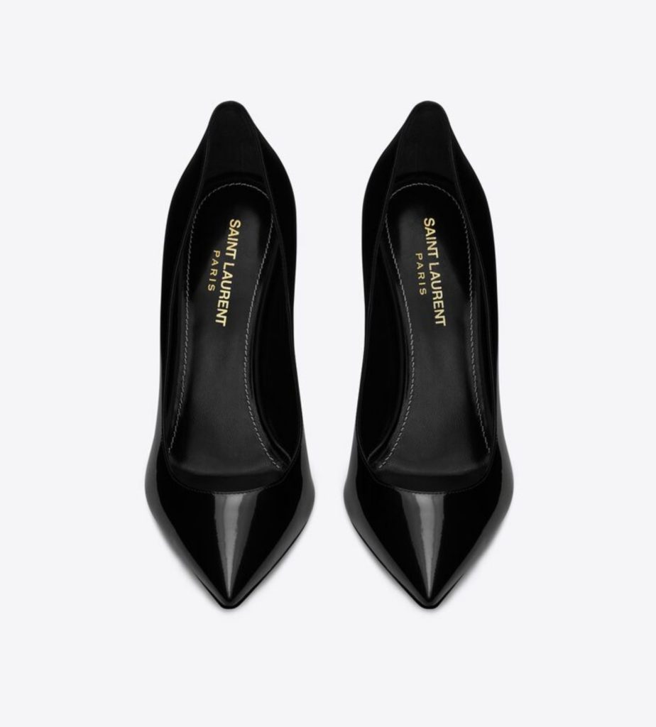 YSL Opyum Pumps in Patent Leather with Black Heel - Anja Liesa