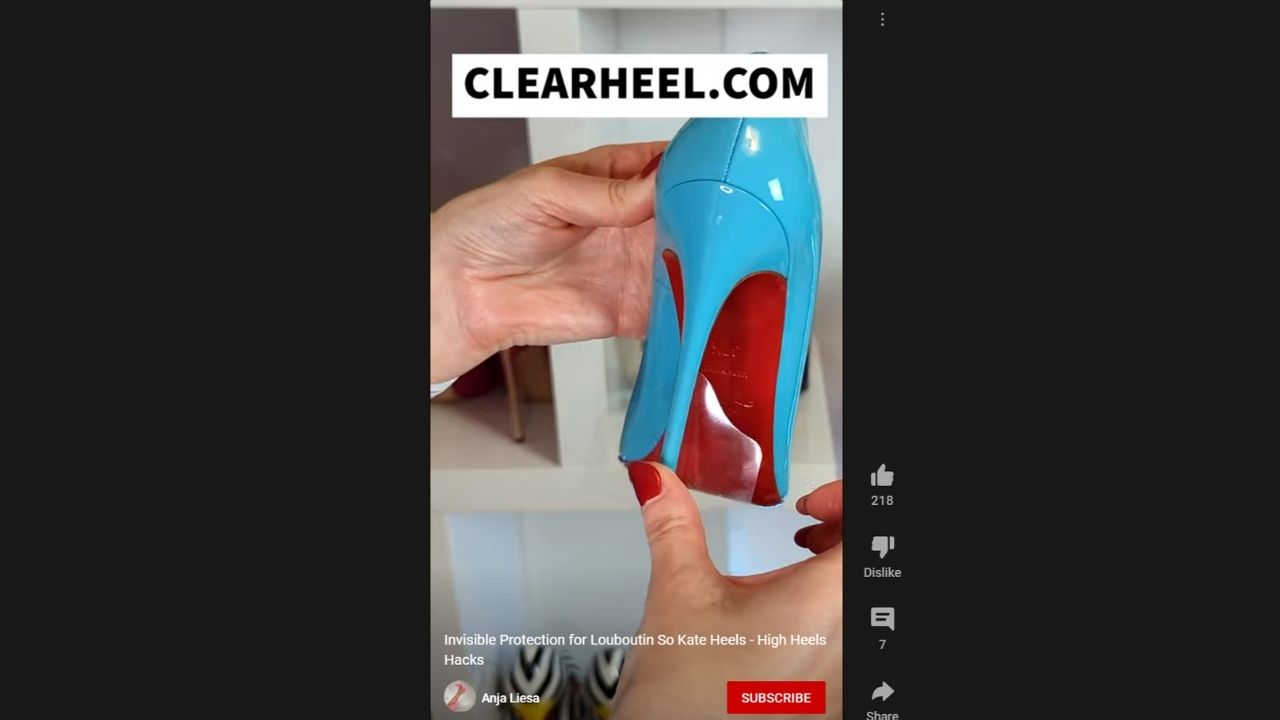clear heel protections