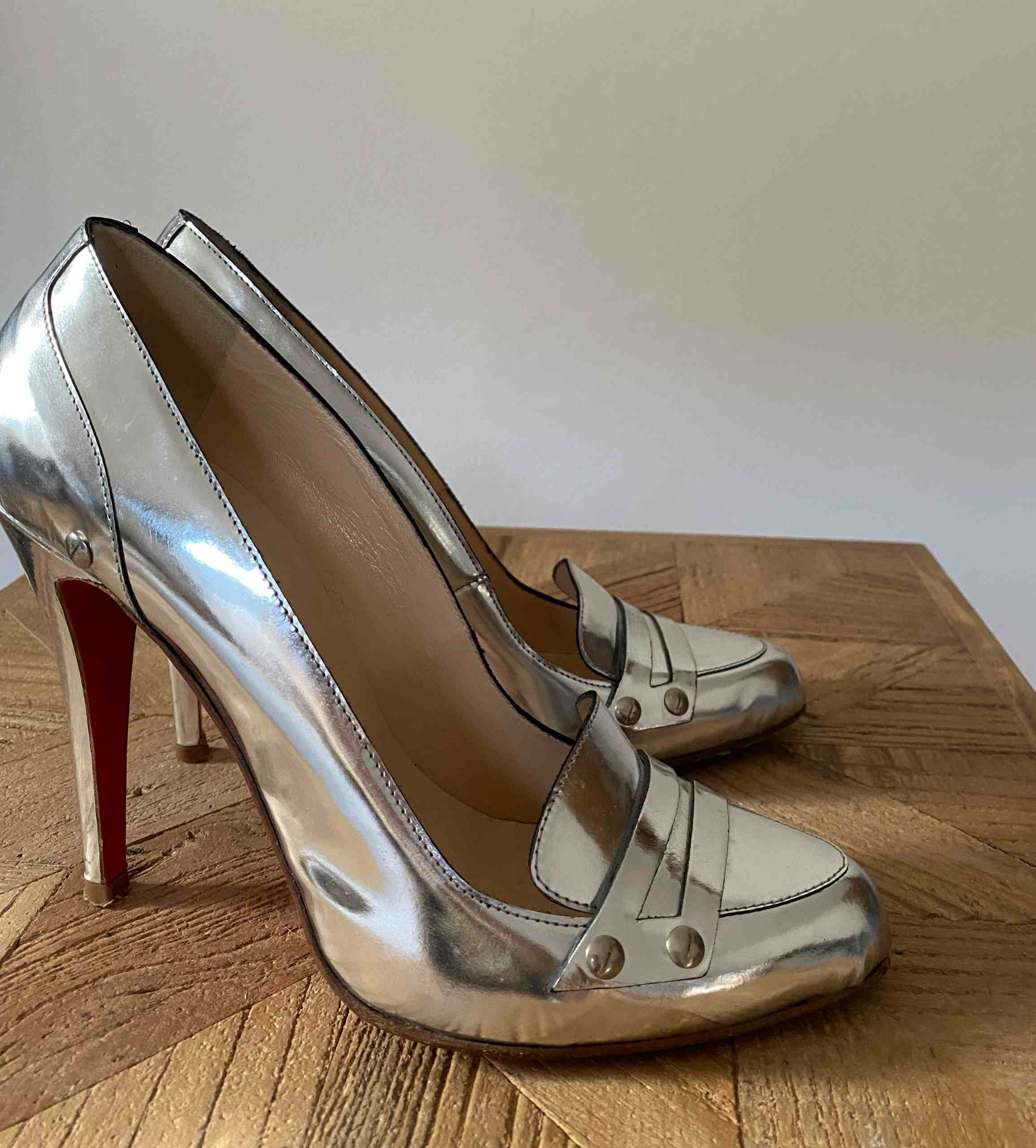 Women's Carmin Bow Pumps - A New Day™ Silver 5 : Target